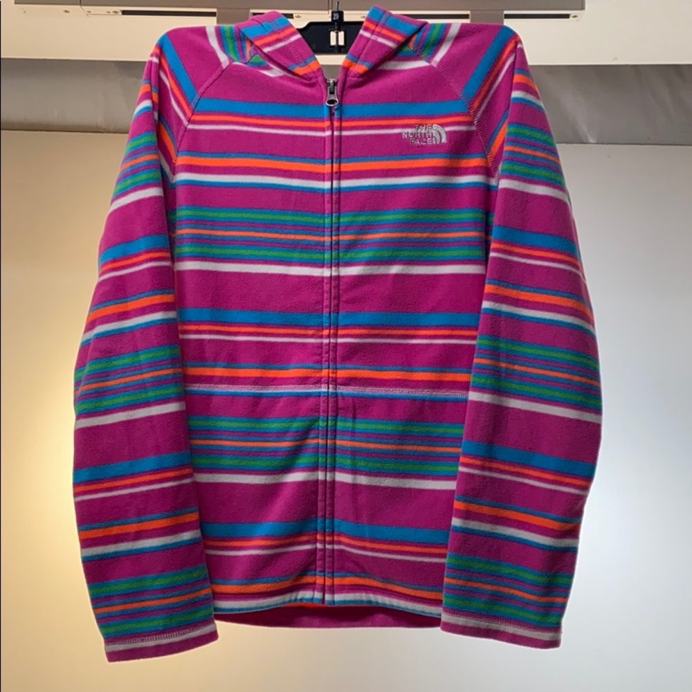 The North Face Girls 14/16 Fleece Full Zip Hoodie